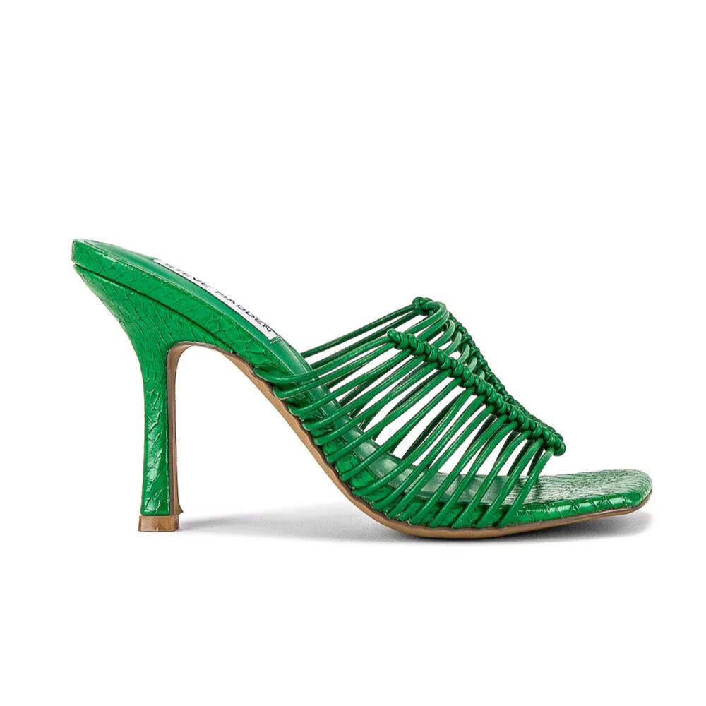 NWT Steve Madden Green Heeled Sandals